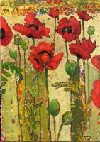 Red Poppies #1930 by Anne Salas