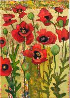 Red Poppies #1931 by Anne Salas