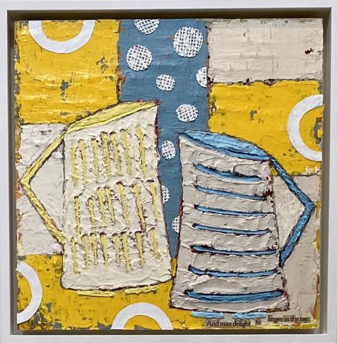 Yellow & Blue Pitchers by Judy Bramhall