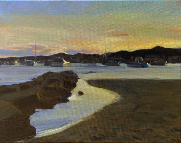 Harbor Sunset by Adam Thompson