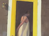 Yellow Screen Door by Max Decker
