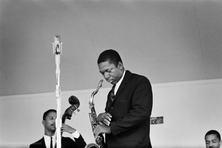 John Coltrane Monterey Jazz Festival 1960 by Jim Marshall