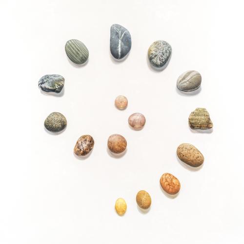 Fifteen Stones: Aquinnah Spiral by Benjamin M Johnson