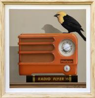 Radio Flyer (Yellow Headed Black Bird) by James Carter