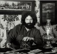 Jerry Garcia with Camera-Open Edition by Herb Greene