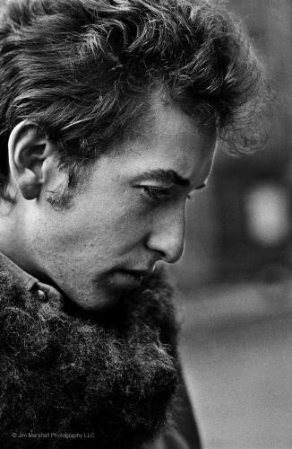 Bob Dylan NYC 1963 by Jim Marshall