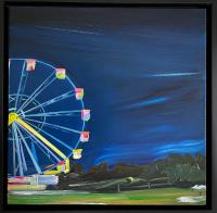 The Ferris Wheel at Night by Rachael Cassiani