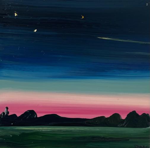 Shooting Stars at Dusk by Rachael Cassiani