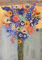 Blue Bouquet #1878 by Anne Salas