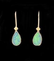 E-245 Opals with 14K Gold by Kenneth Pillsworth