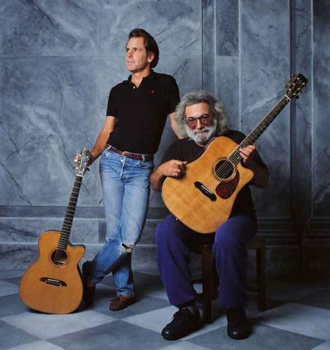 Bob Weir and Jerry Garcia by Herb Greene