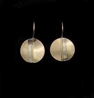 E-274 Large 14K Gold Earrings by Kenneth Pillsworth