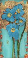 Blue Himalayan Poppies #1883 by Anne Salas